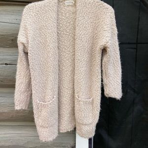 EUC Dreamers Ecru Soft Long Cardigan small/medium